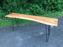 Live Edge Cherry Console Table 3 small