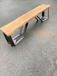 Prairie Live-Edged Dining Table Set - Table And Bench 7 small
