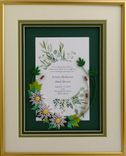Wedding Invitation Quilled Keepsake Framed Wall Art Custom 4 small