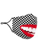 Funny Big Mouth Reusable Washable Adjustable Face Mask For Children And Adults 6 small