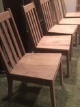 Solid Walnut Dining Set 6 small