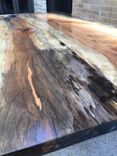 Live Edge Or Natural Edge Desk With Metallic Resin 3 small