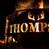 Personalized Deer Scene Fire Pit Ring 4 small