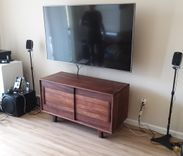 Solid Walnut Media Cabinet 1 small