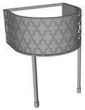 Metal Bathroom Vanity (Victoria Half Round) 6 small