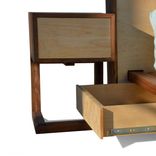 Walnut 'C' Night Stands For Storage Beds 1 small