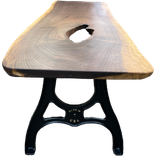 Nebraska Walnut Slab Coffee Table 4 small