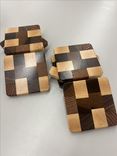 End Grain Drink Coasters 2 small