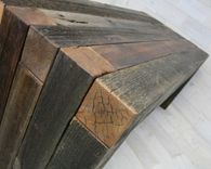 Barn Wood Box Joint Bench 4 small