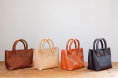 Italian Leather Mini Tote 3 small