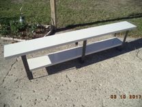 Industrial And Steel Bench Heavy Duty Bench Entryway Bench Hallway Bench Wood And Steel Bench 3 small