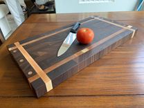 End Grain Walnut & Maple Cutting Board 2 small