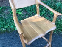 Sculpted Counter Stool In The Style Of Sam Maloof 5 small