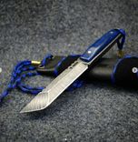 Integrity Implements Yokai D2 Steel, Custom Hand Made Neck Worn Hollowgrind Knife 1 small