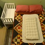 Organic Cotton Fitted Sheet And Merino Wool Puddle Pad 5 small