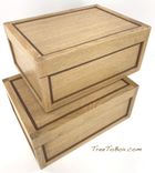 Custom Hand-Made Wooden Gun Box 2 small