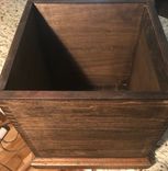 The Rustic Collection: Rustic Wooden Rubbish Bin 2 small