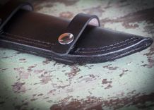 Custom Leather Knife Sheath To Be Worn Horizontally On Belt 3 small