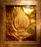 Cast Crystal Wall Piece Of A Fantasy Underwater "Organism" 2 small