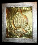 Cast Crystal Wall Piece Of A Fantasy Underwater "Organism" 1 small