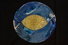 Nature Inspired Glass Wall Piece 3 small
