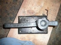 Iron And Steel Hand Forged Thumb Latch 4 small