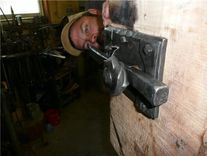 Iron And Steel Hand Forged Thumb Latch 6 small