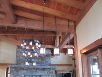 Hand Forged Chandeliers, Lanterns And Drum Lights 3 small