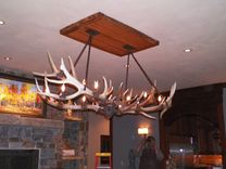 Shed Elk Antler Chandelier 2 small