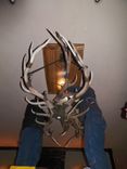 Shed Elk Antler Chandelier 3 small