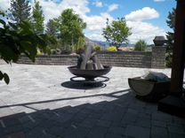 Gas Fire Cauldron With Steel Logs 3 small