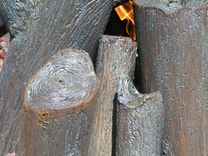 Gas Fire Cauldron With Steel Logs 5 small