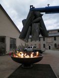 Gas Fire Cauldron With Steel Logs 6 small