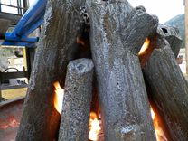 Gas Fire Cauldron With Steel Logs 7 small