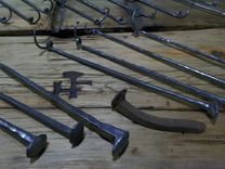 Railroad Spike Meat Flippers 3 small
