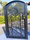 Charleston Wheel Single Gate #9059 R.O. width 36" by 60" h 2 small