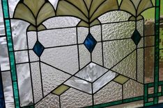 Stained Glass Art Deco Fans 2 small