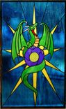 Dragonstar Stained Glass Panel 4 small