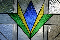 Geometric Octagon Stained Glass Window 2 small