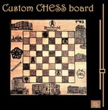 Custom Chess Boards, Cincinnati Bengals,2 Ft., , Images , Personalized, Wood Board Games 6 small