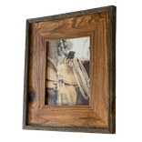 Ranchers Series, Handcrafted 3.75" Wide, Barnwood Raised Edge & Western Cedar Photo Frame 3 small