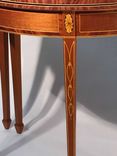 Reproduction Federal Period Ny Card Table, C. 1790 3 small