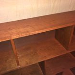 Custom Made Solid Cherry Bookcase Or Room Divider Or Entertainment Center With Open Or Enclosed Back 2 small