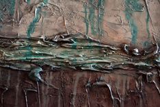 36x24 Original Modern Textured Contemporary Abstract Painting By Alisha "New Continent" 3 small