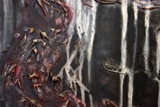 X24 Original Modern Textured Contemporary Abstract Painting By Alisha "Pendulum" 5 small