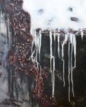 X24 Original Modern Textured Contemporary Abstract Painting By Alisha "Pendulum" 9 small