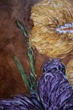 18x24 Original Modern Textured Contemporary Abstract Painting By Alisha "Blooming Iris'" 7 small
