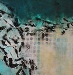 46x28 Original Modern Textured Contemporary Abstract Painting By Alisha 3 small