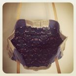 Organic Textured European Linen Tote/Vegetable Tanned Leather Trim 2 small