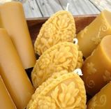 Pure Local Beeswax // Carved Egg // Set Of 3 1 small